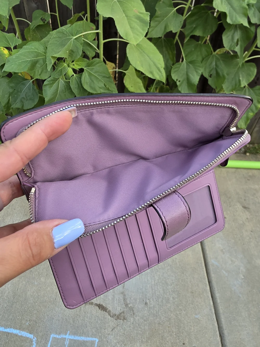 Coach lavender leather